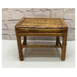 Sm VTG Bamboo Stool