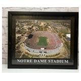 Framed Notre Dame Stadium, South Bend, Indiana