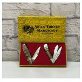 Pr WILD TURKEY POCKET KNIVES