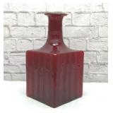 ITALIAN NATUZZI RED MURANO VASE 15ï¿½ï¿½