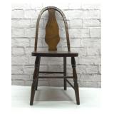 Small childï¿½s chair is 26 x 11 x 13