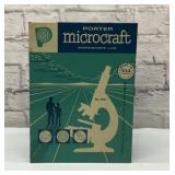 Porter Microcraft Microscope in case