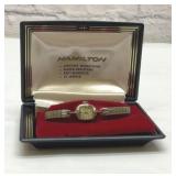 VTG Hamilton ladies watch in presentation case