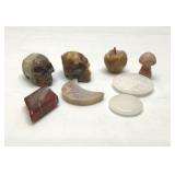 Assorted crystals skulls, moon, rounds 2ï¿½ï¿½