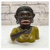 BLACK AMERICANA DINAH BANK CAST IRON