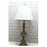 Tall brass lamp