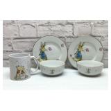 The world of Beatrix Potter plates, bowls