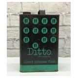 Vtg Ditto can 9.5ï¿½ï¿½