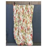 Floral drapery panels (8)