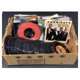 Lot of 45 records mostly unsleeved