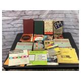 Large lot of vintage electronic books and manuals