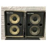 Vintage Cabinet Bull Frog Speakers 27x19x13