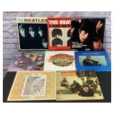 8 Records/LPs Beatles Stones, animals