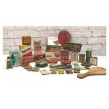 Vintage advertising products assortment
