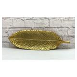 Metal Feathers decorative bowl, 20 inches