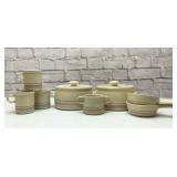 McCoy Stonecraft casseroles, tableware