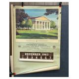 1963 Piedmont Federal Bank calendar
