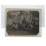 6 SMOKING MEN TIN TYPE