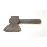 PRIMITIVE ANTIQUE HEWING HATCHET 8