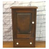 23 x 13 x 5" wall hanging country cabinet