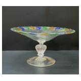 Long glass, large compote 10