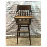 Antique highchair