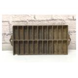 Vtg cast iron 22 slot corn stick pan