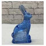 LG COBALT RABBIT CANDY CONTAINER