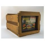 Carolina Peaches fruit crate 12x20