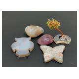 Assorted quartz crystals Jade Tree