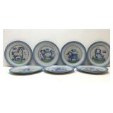 7 M A HADLEY DINNER PLATES