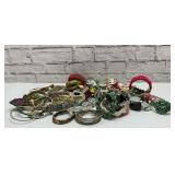 Assorted costume jewelry bracelet