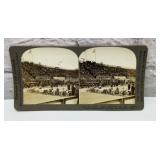 Stereoscope card, baby Vanderbilt cup race