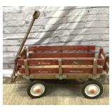 Red VTG wagon Radio Flyer