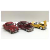 3 Die cast FLEETLINE cars