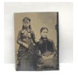 Victorian Mother Daughter Tin Type 4