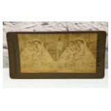 Victorian woman breastfeeding Stereoscope card