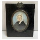 Portrait, Victorian miniature Painting c1800
