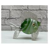 Vintage blown glass, large angelfish
