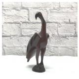 VTG ironwood carved flamingo 9.5