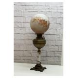Antique Handpainted Parlor Lamp