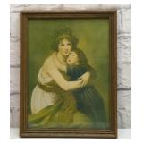 French framed print 13x10