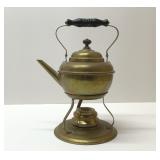 Brass teapot with warmer stand 11 inches