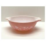 10" vintage Pyrex pink gooseberry mixing bowl