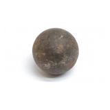 2.5" antique cast-iron cannonball