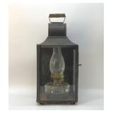Antique oil lamp with Lantern case 19