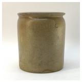 E S CRAVEN POTTERY CROCK 6.5