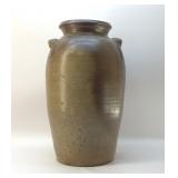 J D CRAVEN 5 GALLON CHURN CROCK WITH LID