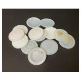 Mason jar porcelain lids