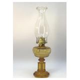 Antique Adams, Aquarius Amber oil lamp